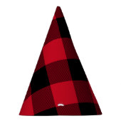 ランバージャックファースト誕生日、ワイルドワン パーティーハット (右)