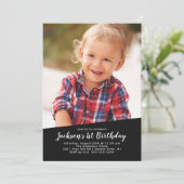 ランバージャックフォト誕生日招待状 招待状 (スタンド正面)