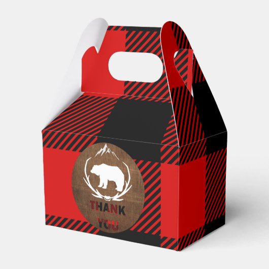 ランバージャックプレイド誕生日ありがとう フェイバーボックス (正面サイド)