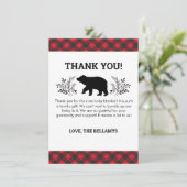 ランバージャックベアサンキューカード サンキューカード (スタンド正面)