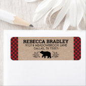 ランバージャックベアークラフトプレイド住所 シール (インサイチュ)