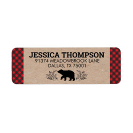 ランバージャックベアークラフトプレイド住所 シール