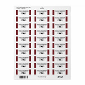 ランバージャックベアーバッファロープレイド住所 シール (フルシート)