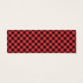 ランバージャックボーイバースデーパーティーフェイバーバッグラベル (裏面)