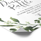 ランバージャックムースベイビーシャワーおむつラッフルサイン ポスター (角)