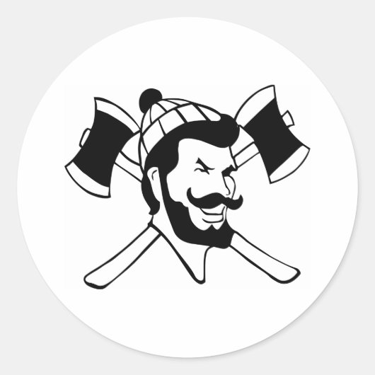 ランバージャックロガー ラウンドシール (正面)