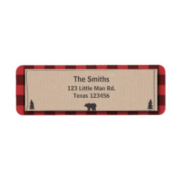 ランバージャック差出人住所ラベル ラベル