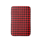 ランバージャック柄シームレスパターン バスマット (正面縦)