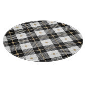 ランバージャック白黒格子模様 カッティングボード (角)