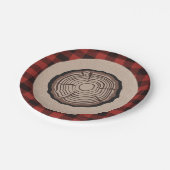 ランバージャック紙プレートスタンプデザイン ペーパープレート (アングル)