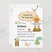 ランバージャック誕生日パーティー ポストカード (正面/裏面)