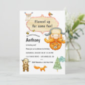 ランバージャック誕生日パーティー 招待状 (スタンド正面)