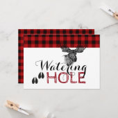 ランバージャック誕生日 – 散水ホール カード (正面/裏面インサイチュ)