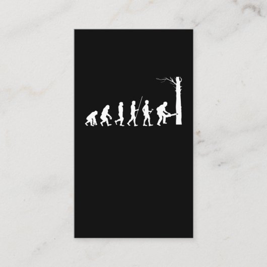 ランバージャック進化チェーンソーロガー木工 名刺 (正面)