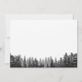 ランバージャック1st誕生日招待状ベアーウッドランド 招待状 (裏面)