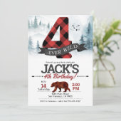 ランバージャック4th、4人の無謀な招待 招待状 (スタンド正面)