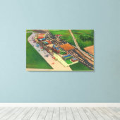 ランバートの空中視界FieldSt.モーメント・ルイス キャンバスプリント (インサイチュ (ウッドフロア))