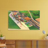 ランバートの空中視界FieldSt.モーメント・ルイス キャンバスプリント (インサイチュ (リビング))