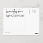 ランバートビル ゴム 引っ掛かりにくい ブーツ 広告 エルフ ~PC ポストカード (裏面)