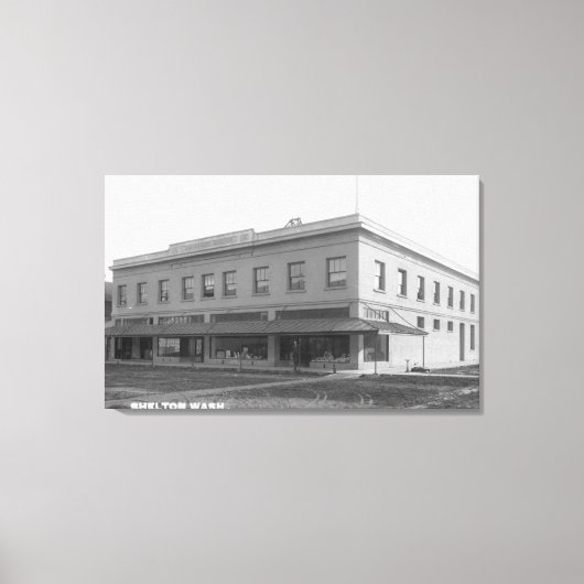 ランバーメンズビルの外観 キャンバスプリント (正面)