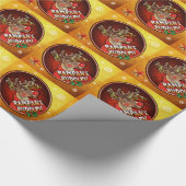 ランパントルドルフ光沢包装紙ゴルド ラッピングペーパー (コーナー)