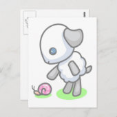 ランビー・パイ・カタツムリ・メール ポストカード (正面/裏面)