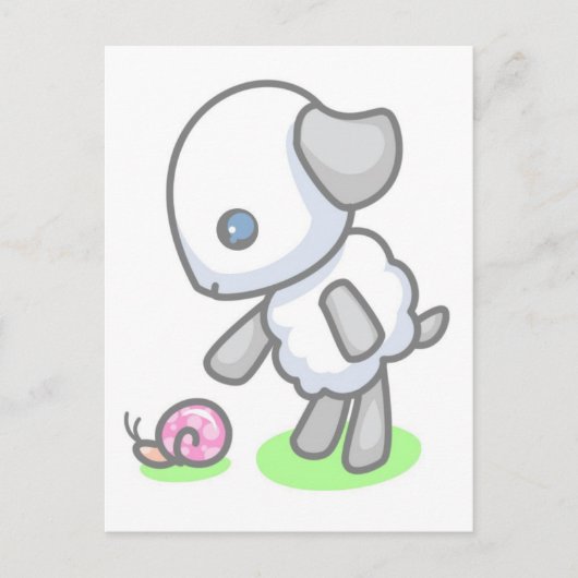 ランビー・パイ・カタツムリ・メール ポストカード (正面)