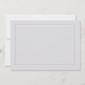 ランフェイクエンボスフレフォーマルームの結婚応答 (裏面)