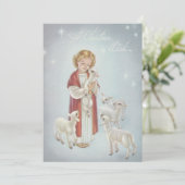 ランブスのヴィンテージクリスマスガール シーズンカード (スタンド正面)