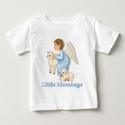 ランブスの天使の少年 ベビーTシャツ (正面)