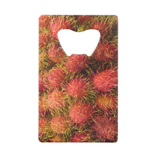 ランブタン熱帯果実 クレジットカード栓抜き (正面)