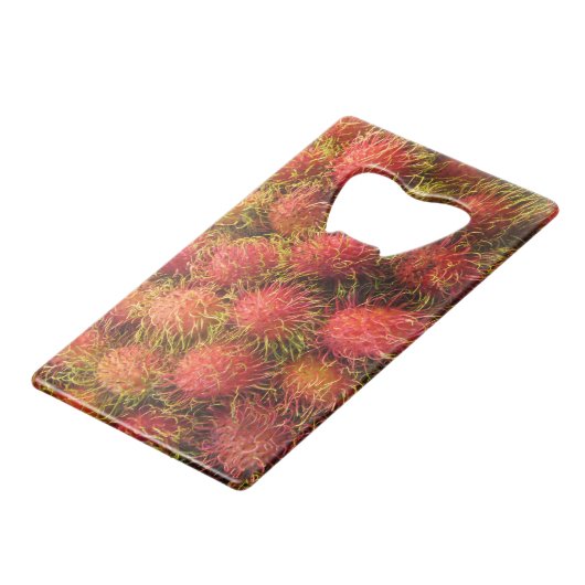 ランブタン熱帯果実 クレジットカード栓抜き (裏面アングル)