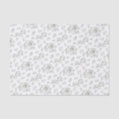 ランブリングローズ セージグリーン 手描き 薄葉紙 (正面)
