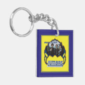 ランブルハート(両面)正方形、アクリル キーホルダー (正面左)