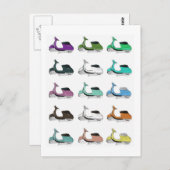 ランブレタポップ・アートのアート ポストカード (正面/裏面)