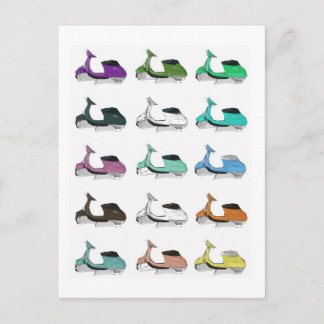 ランブレタポップ・アートのアート ポストカード