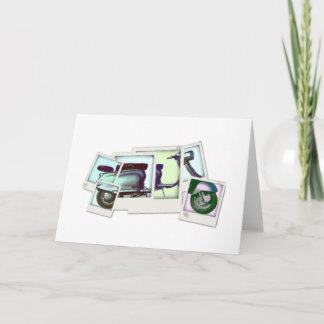 ランブレッタ写真モンタージュ カード