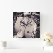 ランブレッタ150ld スクエア壁時計 (ホーム)