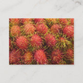 ランブータンのトロピカル・フルーツ 名刺 (裏面)