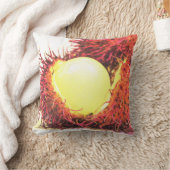 「ランブータンのフルーツ」かわいい写真。買今 クッション (ブランケット)