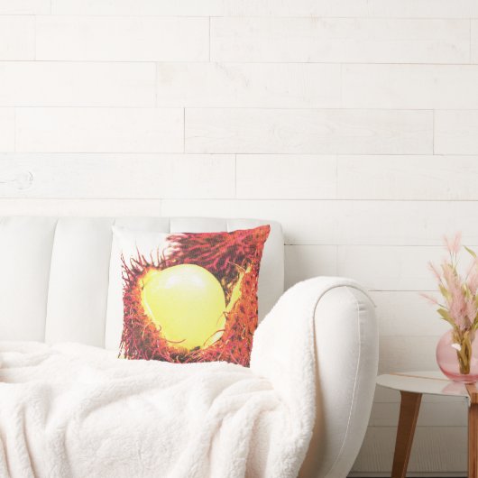 「ランブータンのフルーツ」かわいい写真。買今 クッション (ソファ)