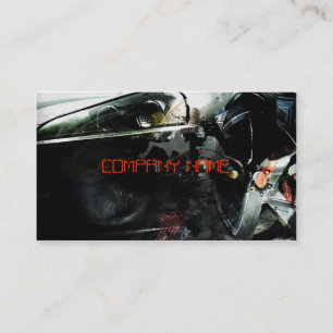 ランプが付いているスタイリッシュな自動スポーツ・カー 名刺