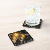 ランプにキラキラした雪が落ちる コースター (右側)