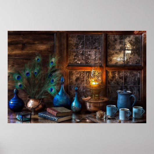 ランプのシーンでキャビン銅羽の本 ポスター (正面)