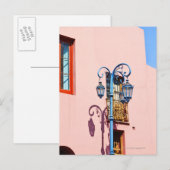 ランプの柱と絵を描建物、Caminito、La ポストカード (正面/裏面)