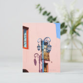 ランプの柱と絵を描建物、Caminito、La ポストカード (スタンド正面)