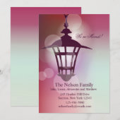 ランプの白熱移動発表 案内状 (正面/裏面)