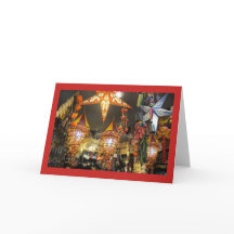 ランプはメッセージカードをつけます