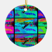 ランプを切る – スタントスクーターのライダー セラミックオーナメント (正面)