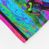 ランプを切る – スタントスクーターのライダー フリースブランケット (角)